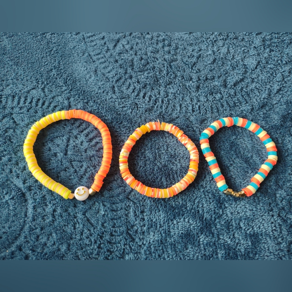 Colorful Beaded Bracelets Set